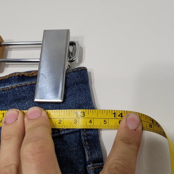 Urban Basics U2B | Denim Blue Jean Shorts Rolled Cuff Distressed Destroyed 5 NWT - Picture 10 of 12